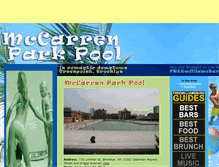 Tablet Screenshot of mccarrenpark.com